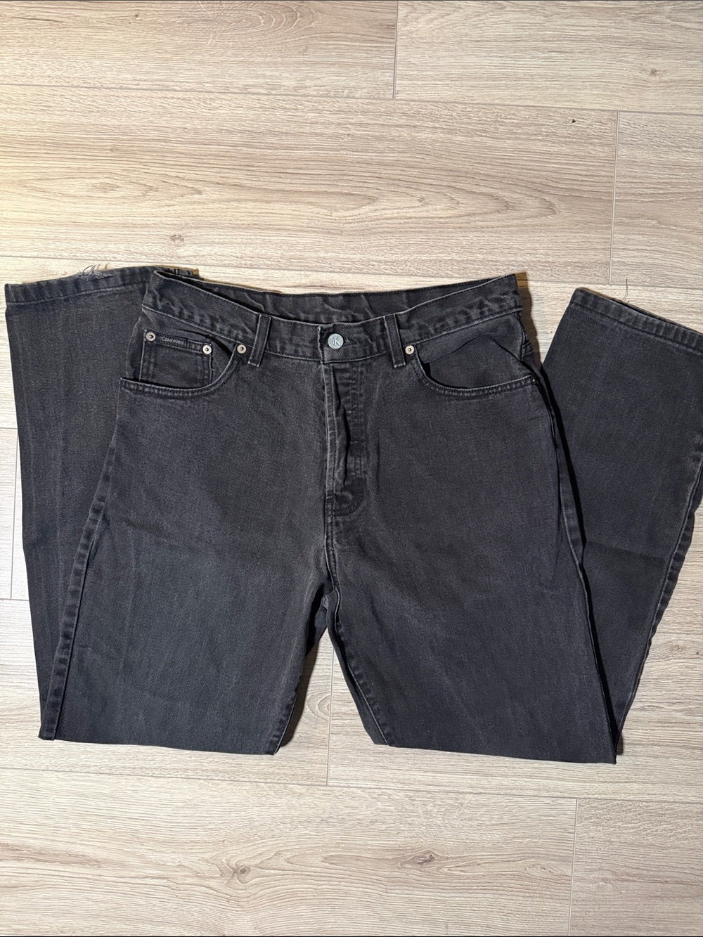 Calvin Klein Jeans Men's Straight Black Denim